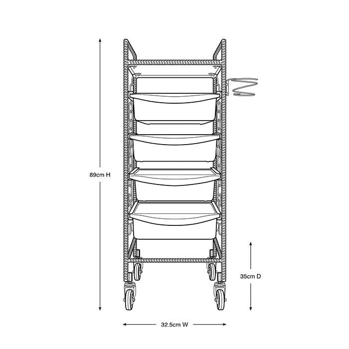 Barber Culture Chiswick Barber Trolley 6 Barber Culture Chiswick Barber Trolley - Image 4