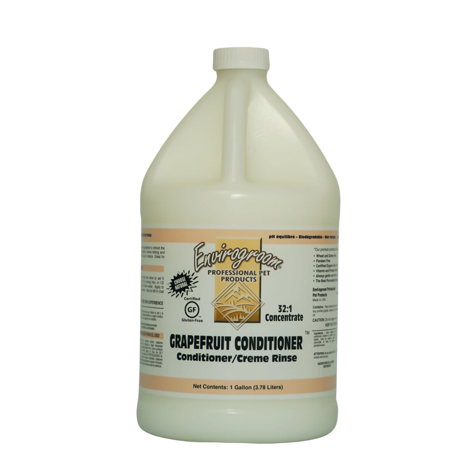 Envirogroom Grapefruit Creme Rinse Conditioner 1 Gallon 3 Envirogroom Grapefruit Creme Rinse Conditioner 1 Gallon