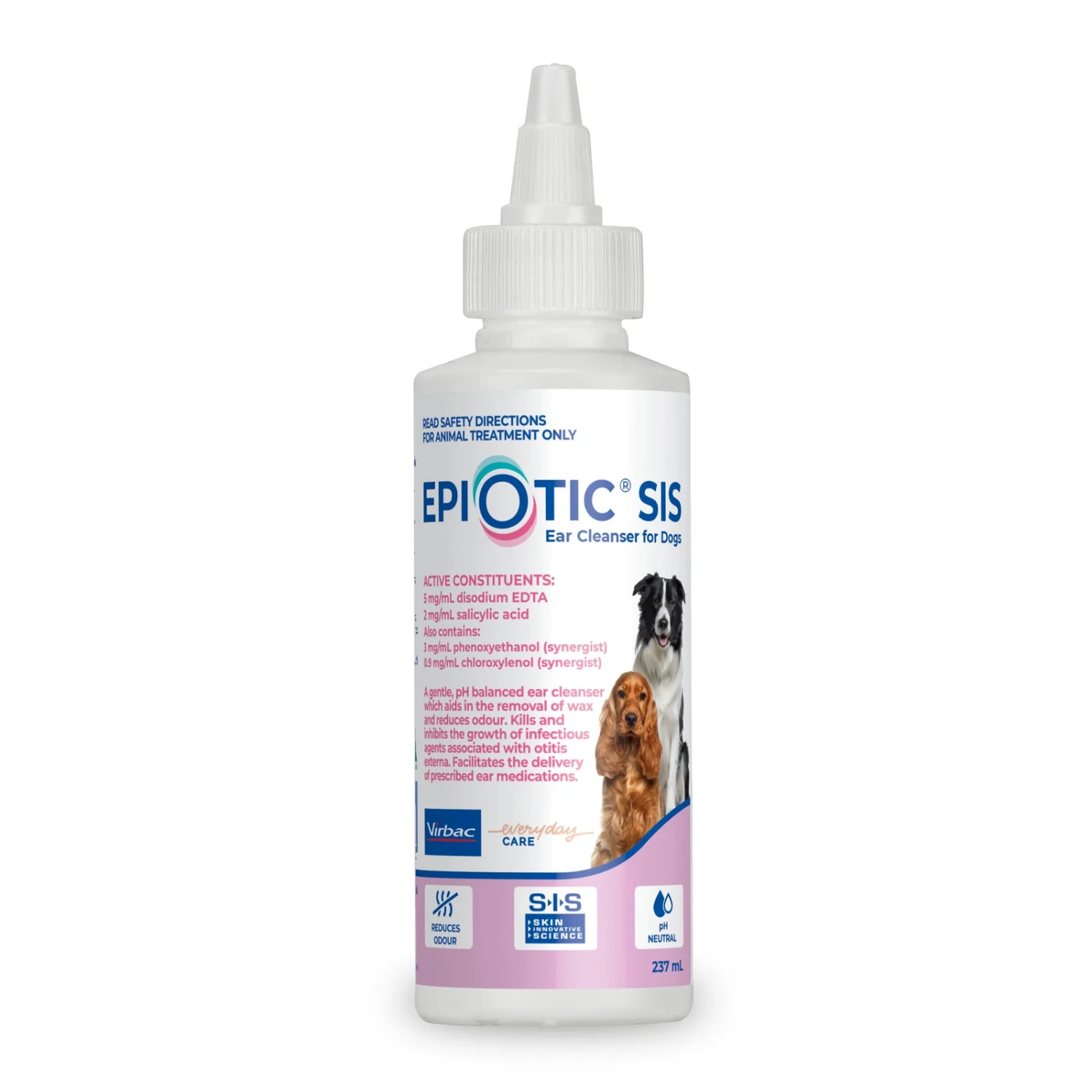 Virbac Epi-Otic SIS Ear Cleanser For Dogs 237ml 3 Virbac Epi-Otic SIS Ear Cleanser For Dogs 237ml