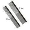 Anti-Static Etched Back Finishing Comb 7.5", Fine / Coarse, 1.5" Teeth 1 Anti-Static Etched Back Finishing Comb 7.5", Fine / Coarse, 1.5" Teeth -Pet Care Shop GM 091B EB