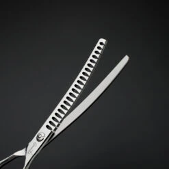 Groomtech Aries Shear 21 Tooth Curved Blender 7" -Pet Care Shop GT AR7021CBY 3