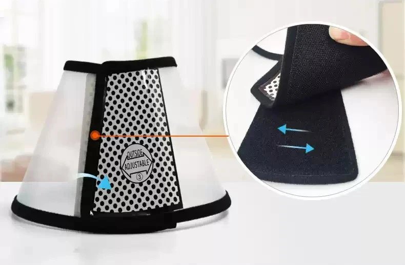 Groomtech Elizabethan Collar #9, Neck Circum 42-50cm, Depth 28cm 8 Groomtech Elizabethan Collar #9, Neck Circum 42-50cm, Depth 28cm - Image 6