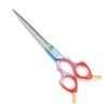 Groomtech Hummingbird Asian Fusion Straight Shears 6.5" [Blue Purple Red] -Pet Care Shop GT HU265SY