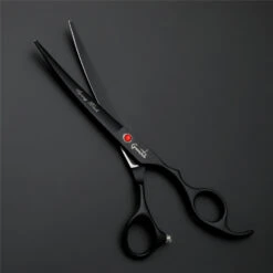Groomtech Spring Black Pet Grooming Scissors Kit, Set Of 4 With Comb -Pet Care Shop GT SP070 Set4 4