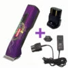 Heiniger Saphir Style Cordless Clipper Purple + Extra Battery + Cord Pack -Pet Care Shop HE 707 752BatteryCord