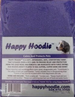 Happy Hoodie Purple, Pack Of 2 15 Happy Hoodie Purple, Pack Of 2 -Pet Care Shop HH 01 PP 3