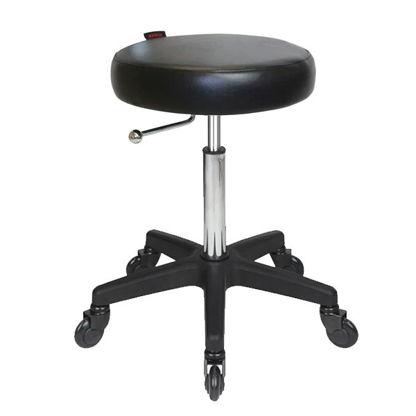 Joiken Black Turbo Gas Lift Stool Click’n Clean Wheels 3 Joiken Black Turbo Gas Lift Stool Click’n Clean Wheels