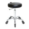 Joiken Black Turbo Gas Lift Stool Chrome Base With Click’n Clean Wheels -Pet Care Shop JO 43480CB
