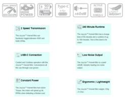 Joyzze Hornet Mini Trimmer 2 Speed [Teal] -Pet Care Shop JY 99027 7