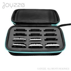 Joyzze Hard Blade Storage Case Fits 12 Blades - Neon Teal -Pet Care Shop JY 99082 2