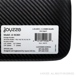 Joyzze 6 Wide Blade + 4 Wide Comb With Stoage Case - Red -Pet Care Shop JY 99087 6