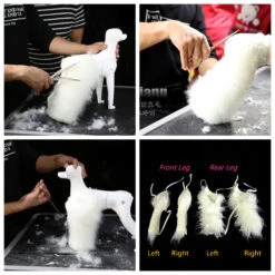 Mr. Jiang Practice Leg Hair [REAR LEFT] / Model Dog -Pet Care Shop MJ PH02L 4