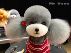 Mr. Jiang Teddy Bear Full Body Coat / Model Dog [Grey] -Pet Care Shop MJ TB02G 4