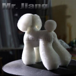 Mr. Jiang Teddy Bear Full Body Coat / Model Dog [White] -Pet Care Shop MJ TB02W 2
