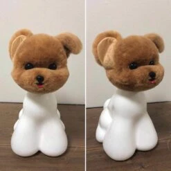 Mr. Jiang Teddy Bear Head Hair / Model Dog [Brown] -Pet Care Shop MJ TB04B 2