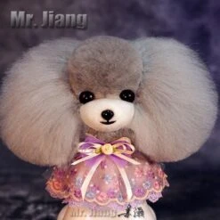 Mr. Jiang Teddy Bear Head Hair / Model Dog [Grey] -Pet Care Shop MJ TB04G 3