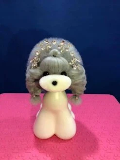 Mr. Jiang Teddy Bear Head Hair / Model Dog [Grey] -Pet Care Shop MJ TB04G 4