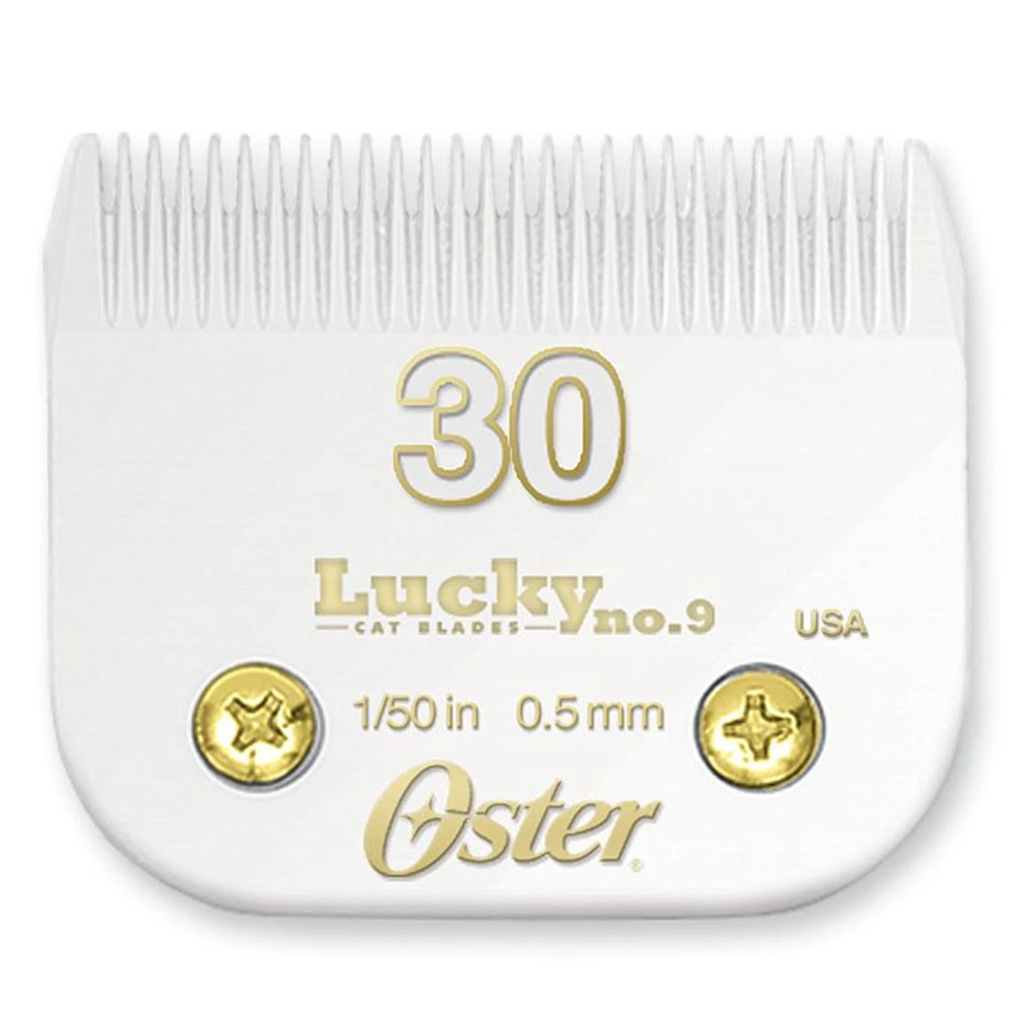 Oster® Oster Lucky No. 9 Cat Blade Size 30, 0.5 Mm 3 Oster® Oster Lucky No. 9 Cat Blade Size 30, 0.5 Mm