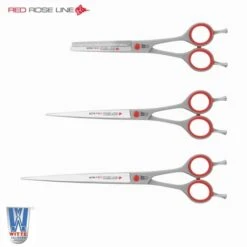 Roseline Scissors 46 Teeth Red Thinner 6.25" -Pet Care Shop R 82793 1