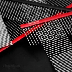 Shernbao Professional Pet Comb 24cm [Black] -Pet Care Shop S GSC245 BK 9