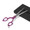 Shark Teeth Asian Fusion Shear Straight 6.5" [Purple] -Pet Care Shop S STCS650 PP