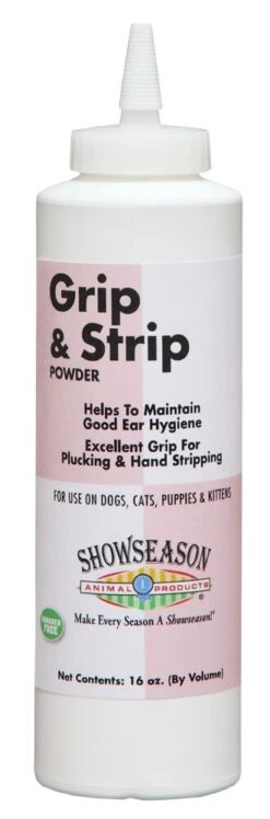 ShowSeason Grip & Strip Pet Ear Powder 16oz