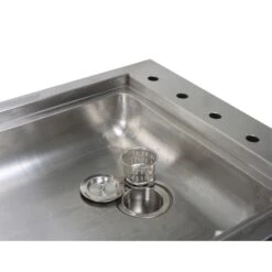 Dental Preparation Table With Stainless Steel Tub And Painted Cabinets -Pet Care Shop T FT851 5