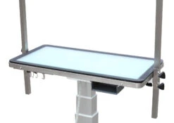 Aeolus LED Lighting Pedestal Lifting Table With Under Table Wheels -Pet Care Shop T FT893 3