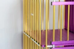 Aeolus 4-Berth Show Trolley With 4" Nylon Wheels - Large [Gold And Purple] -Pet Care Shop T KB511NAF GP Kit 2