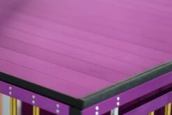 Aeolus 4-Berth Show Trolley With 6" Rubber Wheels - Large [Gold And Purple] -Pet Care Shop T KB511NAF GP Kit6W 3