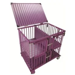 Aeolus 4-Berth Show Trolley With 4" Nylon Wheels - Large [Purple] -Pet Care Shop T KB511NAF PP Kit 2