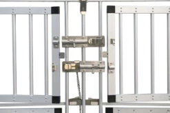 Aeolus 4-Berth Show Trolley With 6" Rubber Wheels - Large [Silver] -Pet Care Shop T KB511NAF SL Kit6W 4