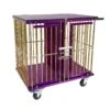 Aeolus 2-Berth Show Trolley With 4" Nylon Wheels [Gold And Purple] -Pet Care Shop T KB511NAT GP Kit