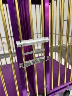 Aeolus 2-Berth Show Trolley With 4" Nylon Wheels [Gold And Purple] -Pet Care Shop T KB511NAT GP Kit 3
