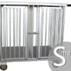 Aeolus 2-Berth Show Trolley With 4" Nylon Wheels - Small [Silver] -Pet Care Shop T KB513NAT SL Kit