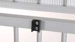 Aeolus 2-Berth Show Trolley With 4" Nylon Wheels - Small [Silver] -Pet Care Shop T KB513NAT SL Kit 3