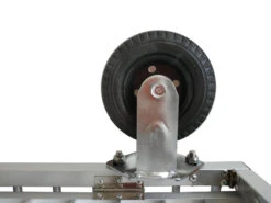 Aeolus 2-Berth Show Trolley With 6" Rubber Wheels - Small [Silver] -Pet Care Shop T KB513NAT SL Kit6W 7