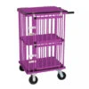 Aeolus 2-Berth Double Deck Show Trolley With 4" Nylon Wheels - XSmall [Purple] -Pet Care Shop T KB514NAT PP Kit