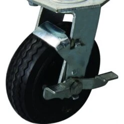 6" Rubber Wheels For Show Trolley, Set Of 4