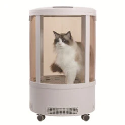 KissGrooming Mini Pet Drying Cabinet TD909R For Cat - Round