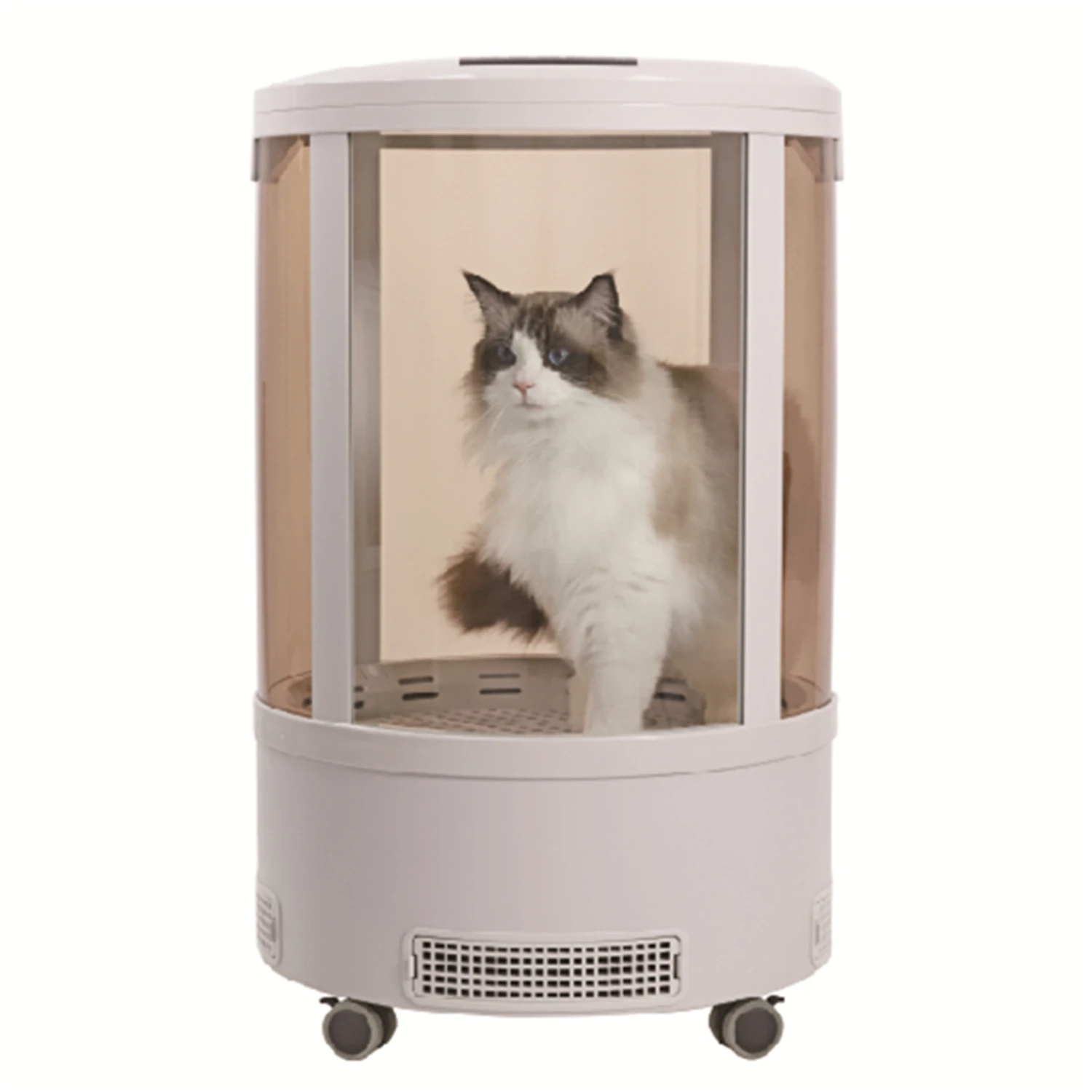 KissGrooming Mini Pet Drying Cabinet TD909R For Cat - Round 3 KissGrooming Mini Pet Drying Cabinet TD909R For Cat - Round