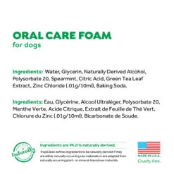 Tropiclean Fresh Mint Foam 133ml -Pet Care Shop TC 00102 2